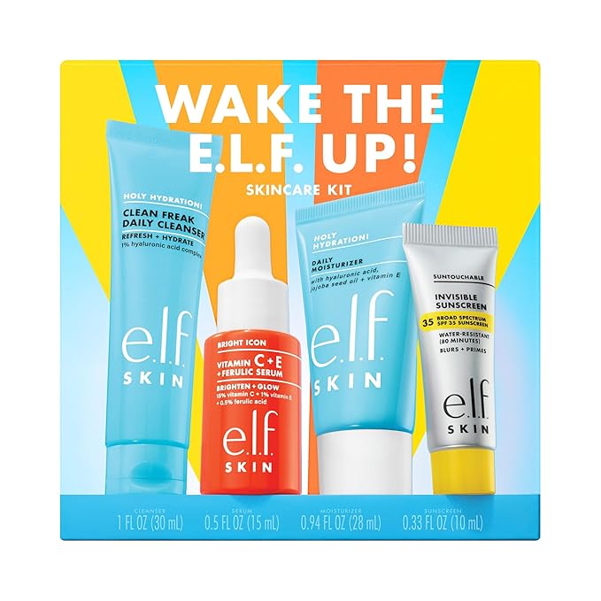 Wake The E.L.F Up Travel Skincare Kit
