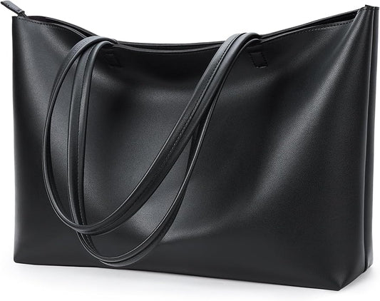 Faux Leather Tote Bag