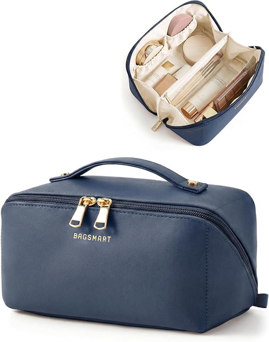 Compact Flat Lay Makeup Bag
