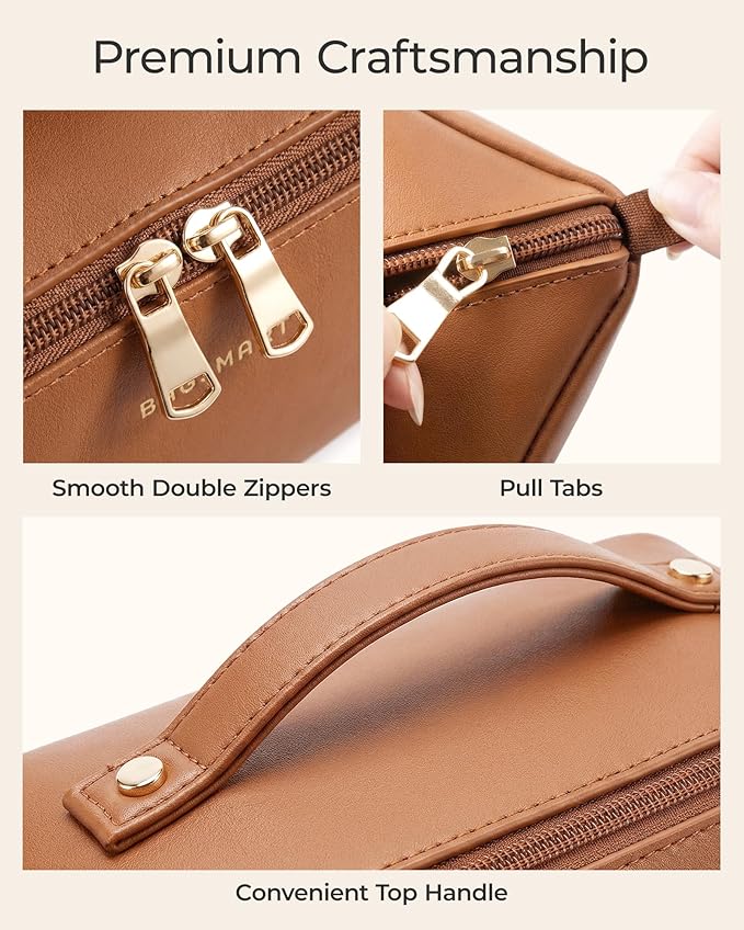 Compact Flat Lay Makeup Bag