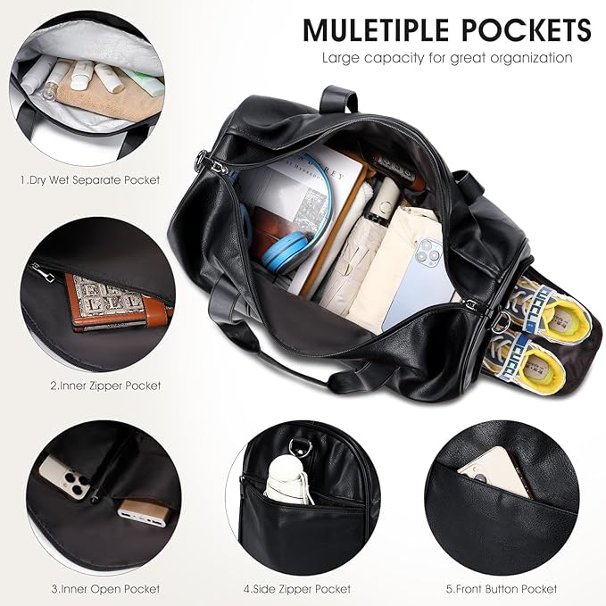 Leather Duffel Bag