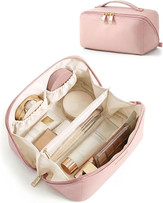 Compact Flat Lay Makeup Bag