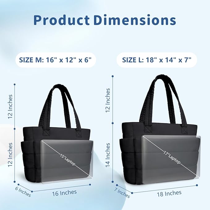 Puffy Tote Bags